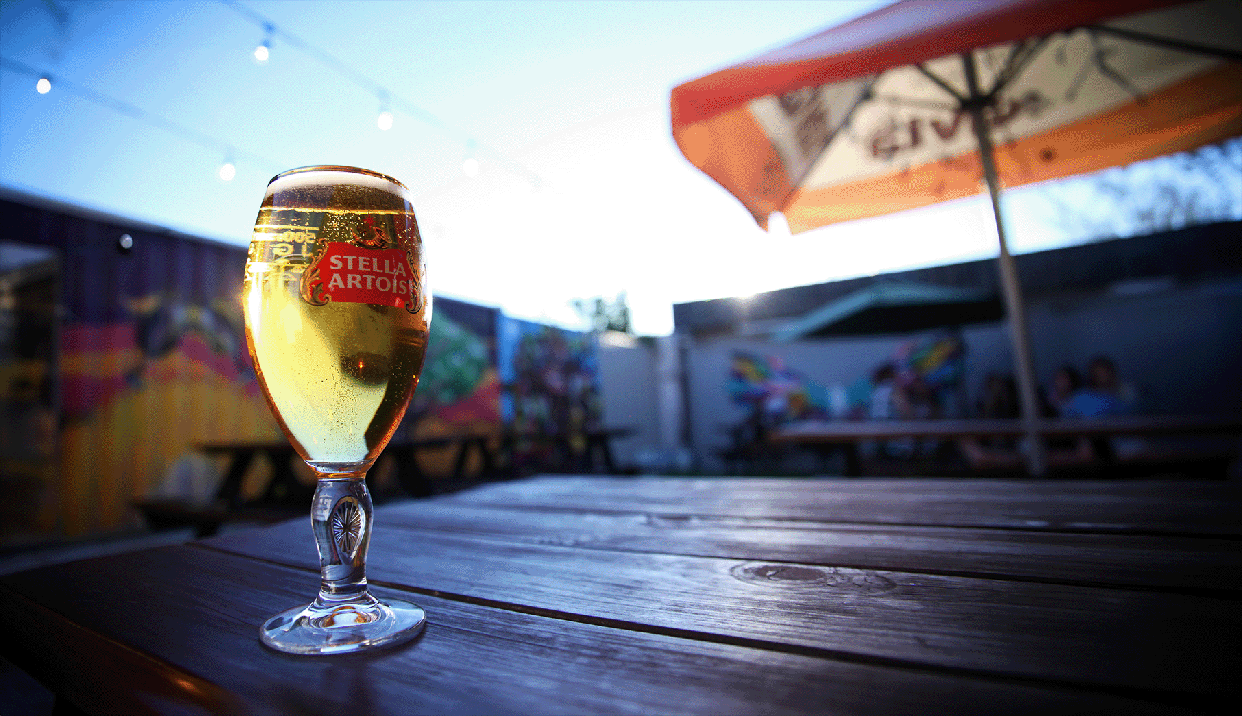 Liquor Tavern beer garden atmosphere